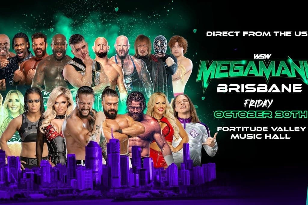 World Series Wrestling presents MEGA MANIA poster