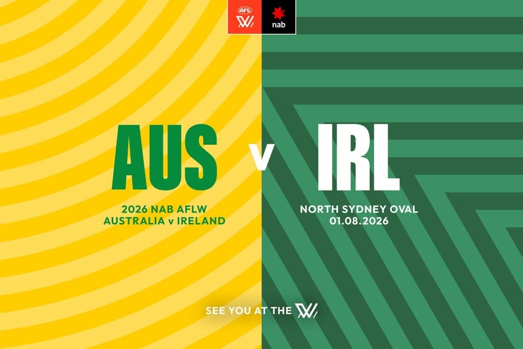 2026 NAB AFLW Australia v Ireland