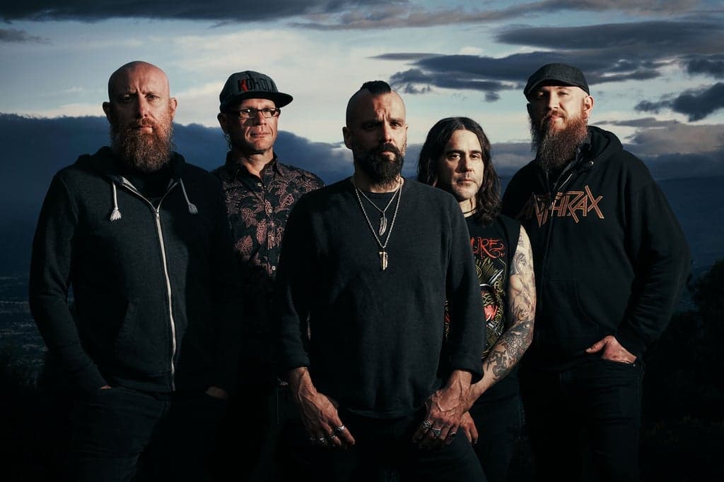 Killswitch Engage Australia 2026 Tour w/ Sylosis // Heists poster