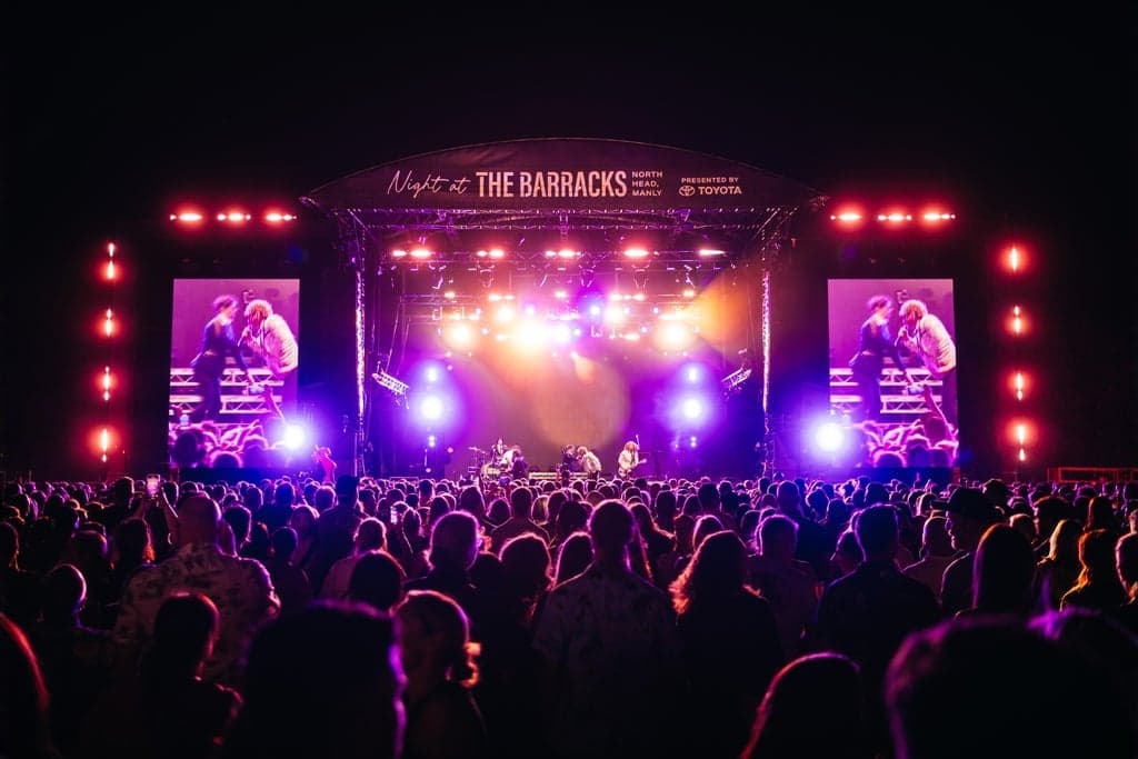 Night at The Barracks - The Temper Trap