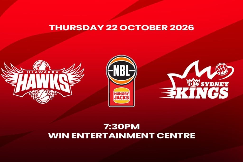 2026-27 Hungry Jacks NBL Season - Illawarra Hawks v Sydney Kings poster