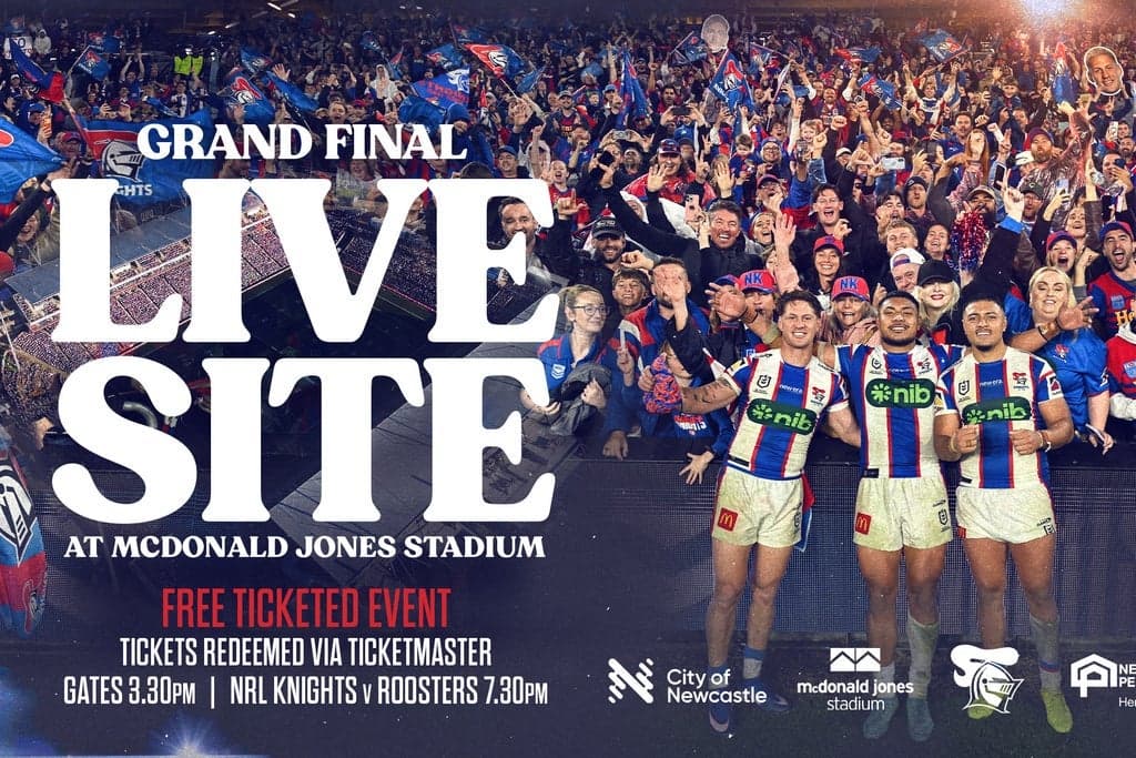 NRL Grand Final Live Site poster