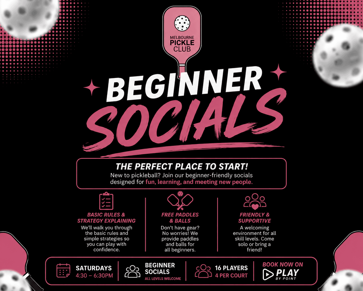 Pickleball Beginner Socials