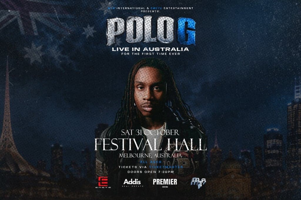 POLO G LIVE IN CONCERT MELBOURNE poster