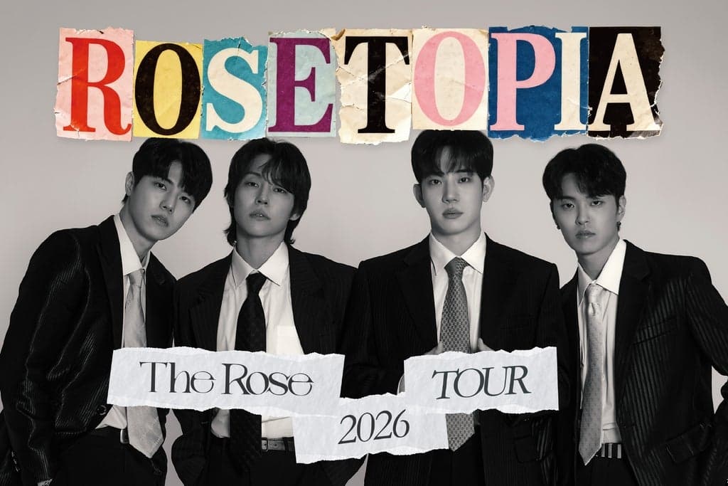 The Rose - Rosetopia Australia Tour 2026 poster
