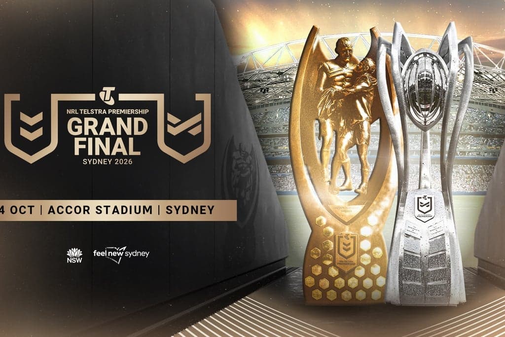 2026 NRL & NRLW Telstra Premiership Grand Final poster