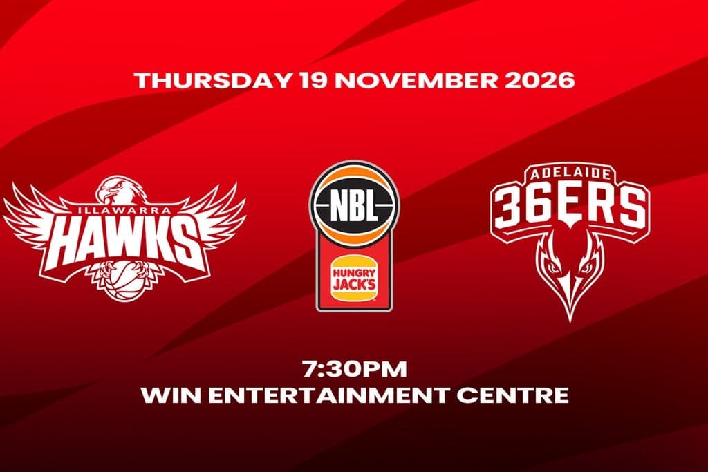 Hungry Jack's NBL27 Season - Illawarra Hawks v Adelaide 36ers poster