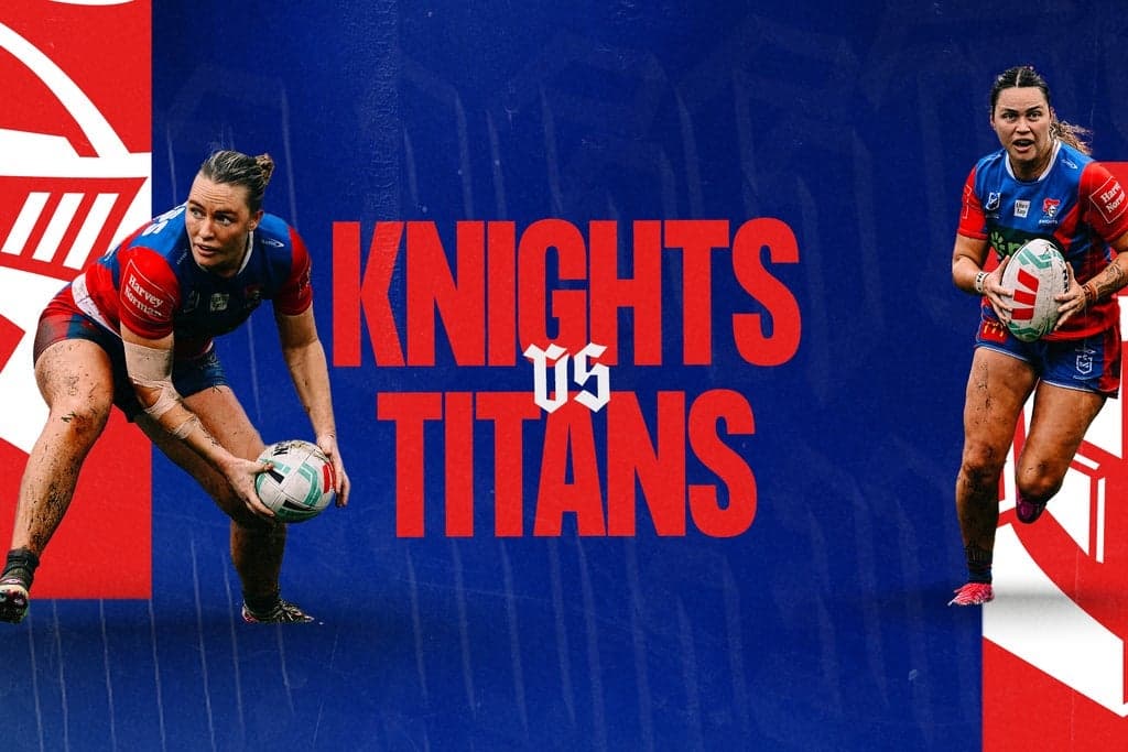 2026 NRL Women's Telstra Premiership - Newcastle Knights v Titans poster