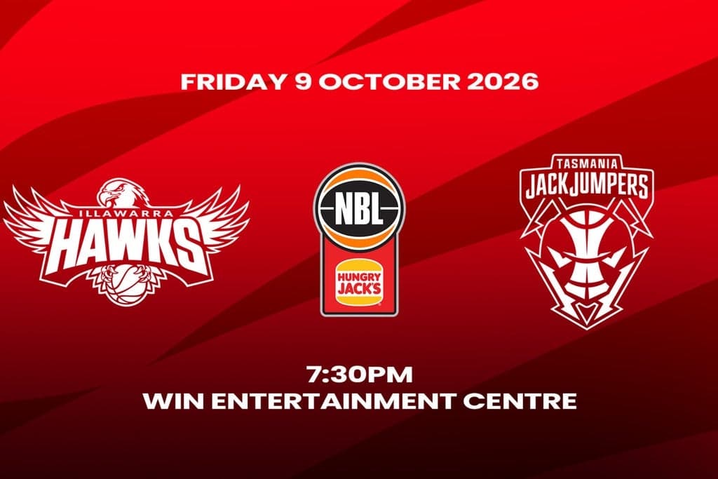 2026-27 Hungry Jacks NBL Season - Illawarra Hawks v Jackjumpers poster