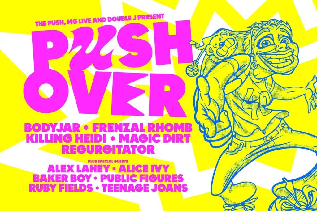 Live At The Gardens - Push Over - 40 years of The Push poster