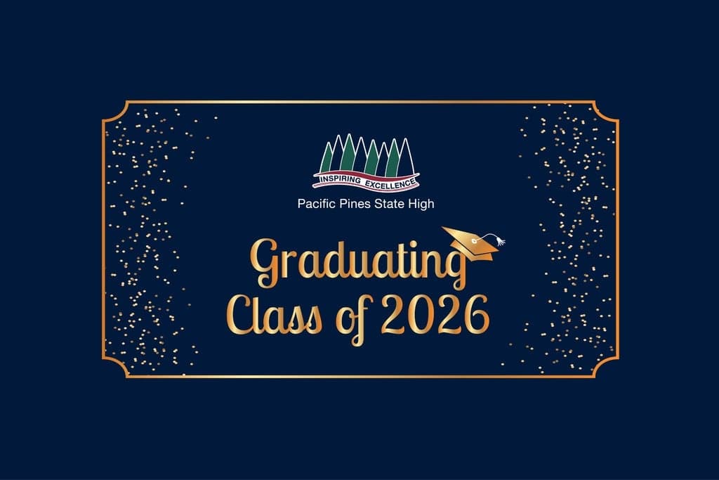 Pacific Pines State High School - Class of 2026 Graduation Ceremony poster